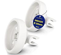 2 Pieces Dishwasher Wheels Ø 35 mm for Basket with the Original Code 066320 for Bosch - Warranty 10 Years - MONTERAL