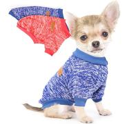 2 Pieces Dog Sweaters for Small Dogs Dog Clothes Female Winter Fleece Puppy Sweaters Warm Pet Outfit for Yorkie, Chihuahua, Bulldog, Dachshund, Pug