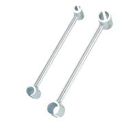 2 Pieces Door Hinge Adjustment Tool, Door Hinge Repair Tool, Hinge Gap Adjustment Wrench for Fire Door Hinges, Security Doors, 14/18/23/25mm