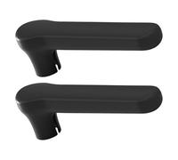 2 Pieces Door Knob Covers Silicone Protections Case Sleeve Against Scratches for Various Handle Black Flexible Silicone Door Cover