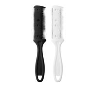 2 Pieces Double-Sided Hair Cutting Comb, Barber Razor, Hair Thinning Trimmer, Split Ends Hair Clipper, Hair Clipper