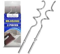 2 Pieces Dough Hooks for Hand Mixer with Original Code MS-652462 MS652462 fit Electric Hand Mixer for Tefal for Moulinex Prep`Mix Prepmix for Krups - Warranty 10 Years - MONTERAL