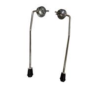2 Pieces Drum Feet Holder Bass Drum Stand Legs for Percussion Instruments Drum Kit