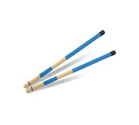 2 Pieces Drumsticks Instrument Dowels Fascis Accessories Percussion Parts Sticks Ballad Rod Drum Music Folk Rubber Handle Blue