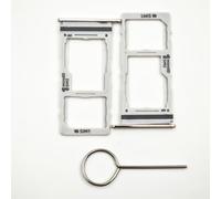 2 Pieces Dual Golden SIM Tray Replacement for Samsung Galaxy S10e SM-G970F with SIM Eject Tool