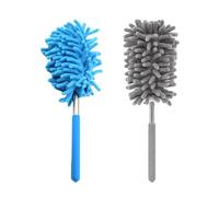 2 Pieces Dust Collector,Microfiber Dusting Tool, Retractable Dusting Brush, Dusting Feather Powder For Cleaning Dust, Ceilings, Cobwebs, Etc.
