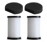 2 Pieces Dust Filters Compatible with for cleanmaxx for cyclone Handheld Vacuum PC-P009E, Easy Install White