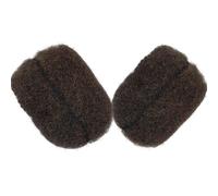 2 Pieces each Packs Colored Afro Kinky Bulk Human Hair for Dreadlock Creation and to repair Existing Locs 8 Inch (Medium Brown #4)