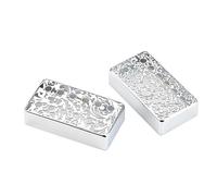 2 Pieces Electric Guitar Pickup Cover 50 mm & 52 mm 12 Hole Guitar Parts Accessory