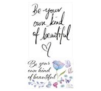 2 Pieces English Wall Stickers, Encourage Yourself Quotes Stickers, Home Decoration Stickers, Background Decoration Wall Stickers, Girls Bedroom Accessories Decoration