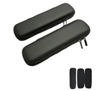 2 Pieces EVA Pencil Cases, Waterproof EVA Zipper Pencil Box Pouch, Hard Shell Stylus Pencil Cases, Pencil Case Holder Protects Contents for Pencil, USB Charging Cable, Lipstick, Eyeliner