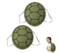 2 Pieces EVA Turtle Shell Costume, Wearable Turtle Shell With Elastic Band, Funny Costume Props For Kids And Adults Halloween, Carnival, Costumes Party, Cosplay