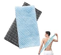2 Pieces Extra Long Exfoliating Towel, Japanese Exfoliating Back Towel, Natural Shower Sponge, Remove Dead Skin Cells