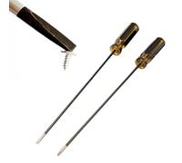 2 Pieces Extra Long Screwdriver Set 12 Inch Slotted and Cross Bits Chrome Vanadium Steel for Sewing Machine and Car Repair Tools