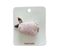 2 pieces, fabric hair clips, three-dimensional sweet and cute, handmade mini hair clips Rabbit