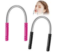 2 Pieces Facial Hair Remover, Facial Hair Remover, Beauty Tool, Hair Removal Tool, Manual Facial Hair Remover for Upper Lip, Chin, Cheeks and Neck