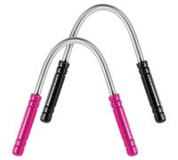 2 Pieces Facial Hair Remover Spring Eyebrow Face Epilator Threading Tool Remove Hair from Upper Lip, Chin, Cheeks and Neck for Women Girls or Men (Black, Rose Red)