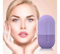 2 Pieces Facial Ice Roller, ICES Massage Mold, Ice Roller for Face and Eyes, Reusable Silicone ICES Face Rollers, Skin Care Tools, 6.2x4.4x11.4cm, for Home Travel Apartment Hotel School Holiday