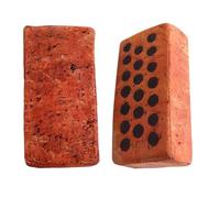 2 Pieces Fake Sponge Bricks Toys, Funny Plush Brick Toy, Trick Prop Sponge, Magic Props Plush Pillow, 9.84x4.96x2.75inches, For Stage Performance Christmas