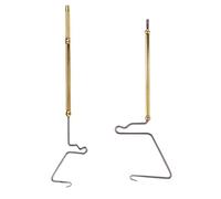 2 Pieces Finishers Whisk in Stainless Steel and Brass Fly Tying Tool Whisk