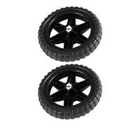 2 Pieces Flat Free Tire Truck Bear 30kg EVA Mower High Qualiy Luggage Wheel