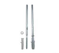 2 Pieces Floating Shelf Metal Brackets with Screws for Invisible Wood Shelves Installation, Heavy Duty 30 lbs Capacity Support for Living Room Bedroom Office(8*150MM)