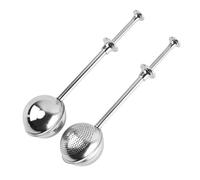 2 Pieces Flour Sieve, Stainless Steel Flour Filter, Retractable Sieve, Multi-Functional Filter, Powdered Sugar Sieve, Baking Dessert Tool
