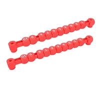 2 Pieces Foosball Counter, Red Foosball Counters, Soccer Counter, Score Unit with 10 Numbers, Scoreboard Score Counter