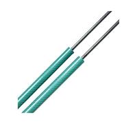2 Pieces For Opel For Mokka B For P2QO SUV 2021-present Rear Tailgate Boot Lift Supports Shock Absorbers Car Boot Tailgate Struts(Green Carbon Fiber)