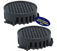 2 Pieces Fridge Filter with Activated Carbon Ø 45 mm for Miele 10806820 for Liebherr WF091 9096342 909634200 9096342-00 9881116 988111600 - Warranty 10 Years - MONTERAL