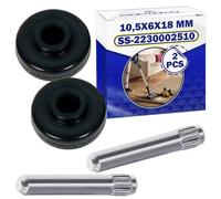2 Pieces Front Brush Wheels Cordless Vacuum Cleaner Has Original Code SS-2230002510 for Rowenta - MONTERAL