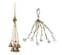 2 Pieces Garden Wind Chimes, Outdoor Hanging Wind Chimes, Window Decoration Wind Chimes, Wall Hanging Wind Chimes, Home Decoration Wind Chimes, Witch Bells