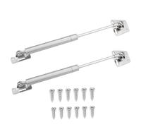 2 Pieces Gas Spring Support Hinges Spring Hinges Soft Close Hinge with Screws for Toy Box Wardrobe Shoe Cabinet (120N)