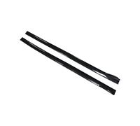 2 Pieces Generic Car Side Skirts Professional Car Body Styling Side Skirts 78.7" Black
