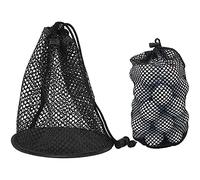 2 Pieces Golf Ball Storage Nets, Nylon Mesh Drawstring Pouch, Storage Practice Golf Ball Bag, Tennis Storage Mesh Bag, Portable Mesh Nets High Strength Golf Ball Bag, for Golf, Tennis, Outdoor Tools