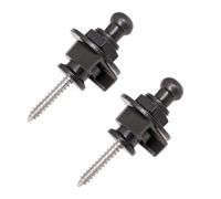 2 Pieces Guitar Strap Lock Easy to Use Guitar Strap Button Metal Texture Bass Strap Lock Metal Guitar Pin for Guitar