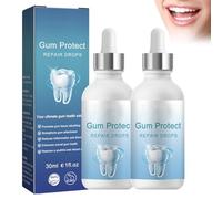2 Pieces Gum Repair for Receding Gums Gum Repair Gel 30ml Gum Gel for Sore Receding Gums Gum Regeneration Gel,Effective Gum Gel Pain Relief for Oral Care,Fresh Breath