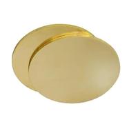 2 Pieces H62 Brass Round Plate Sheets - 25/30/35mm Diameter, 1.5mm Thickness for Crafts, Models, and Repairs(1.5 * 5mm)