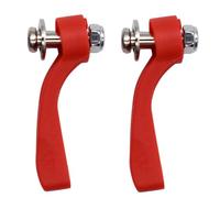2 Pieces Hair Clipper Adjusting Levers, Hair Clipper Replacement Accessories Repairing Parts Compatible with Wahl 5 Star Magic Clip Senior Super Taper 8148 8504 1919 8591 Hair Clippers (Red)