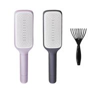 2 Pieces Hair Combs, 1 Piece Cleaning Claws, Rotatable Telescopic Hair Combs, Women'S Air Cushion Massage Combs, Creative Self-Cleaning Hair Combs, Convenient Travel Combs.