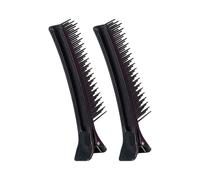2 Pieces Hair Sectioning Clips Barrette With Comb And Nonslip Grip Hairdressing Styling Clips For Salon Hair Styling