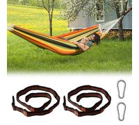 2 Pieces Hammock Attachment, 1 m x 2.5 cm Hanging Set Tree Straps, 500 kg Capacity Strap Hammock Lengths with 6 Loops, Adjustable Hammock Straps Straps for Hanging for Camping Travel