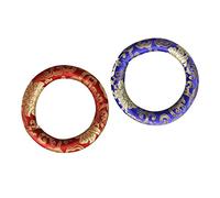 2 Pieces Handmade 7 inch Tibetan Singing Bowl Cushion Pillow Set - Perfect Meditation Tool for Home Decor Crafts - Gift for Beloved Ones