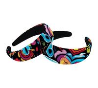 2 Pieces Headbands for Women, Vintage Hair Head Bands Peace Non Slip Thick Padded Hairband Hair Band Hoops, Wide Hair Wrap