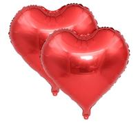 2 Pieces Heart Shaped Balloons, Wedding Balloons, Aluminum Film Balloons, Romantic Decorations, Party Decoration Balloons, Party Supplies