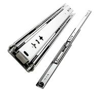 2 Pieces Heavy Duty 1200mm Drawer Slides Full Extension Ball Bearing Telescopic Guide Rails for Kitchen Cabinets Tables and Vehicles Smooth Gentle Open Close Mechanism