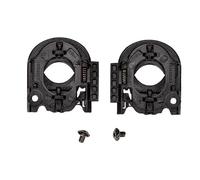 2 Pieces Helmet Shield Base Professional Replacement Easy Installation with Screws for MT Stinger 2 Mt-v-28B Visor Len Base