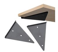 2 Pieces Hidden Shelf Brackets,Shelving Brackets Triangle,Floating Angle Brackets Invisible,Support Wall Hanging,Scaffold Boards for Kitchen,Living Room,Outdoor Countertop(I,280x170mm)