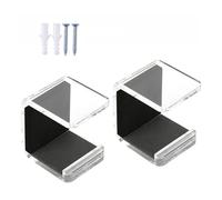 2 Pieces Hockey Stick Wall Mount, Horizontal Gear Hanger with Anti-Scratch Pad for Room Garage Sports Equipment Gear Display Holder Safe Storage Organization and Easy Mounting