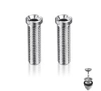 2 Pieces Hollow Screw Sink 45mm Hollow Screw Stainless Steel Drain Strainer for Valve Drains for Kitchen Sink Basket Strainer Drain Valve